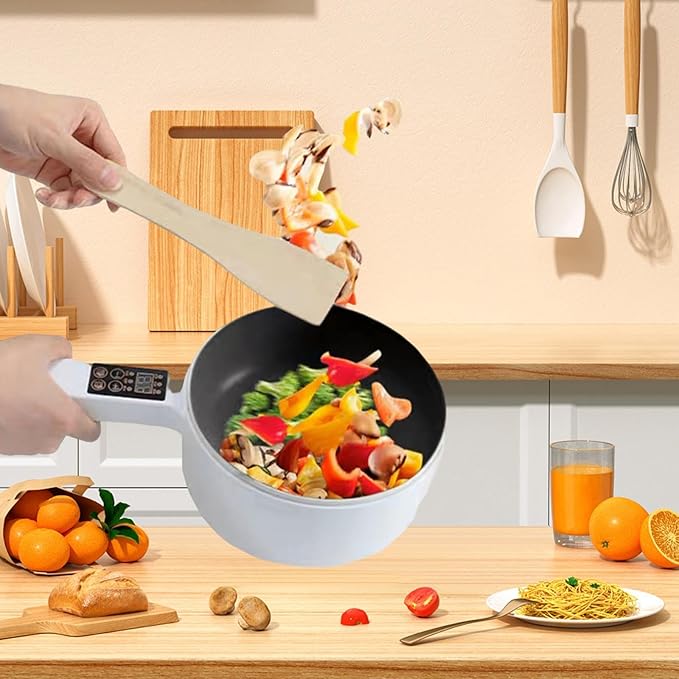 Olla Eléctrica para Ramen y Fideos, Cocina Portátil Antiadherente miniatura 4