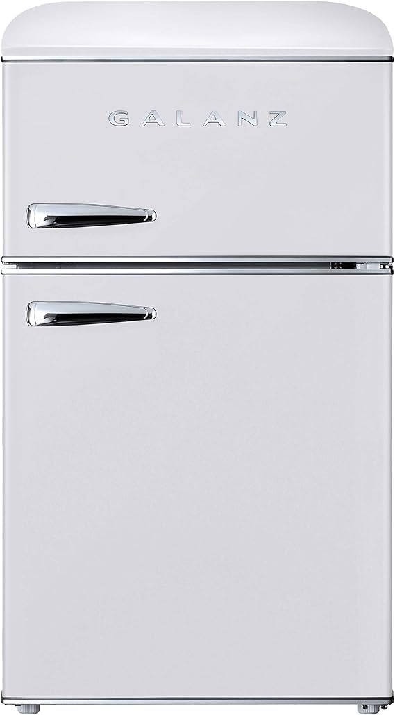 Galanz GLR31TWEER Retro Compact Refrigerator, Mini Fridge