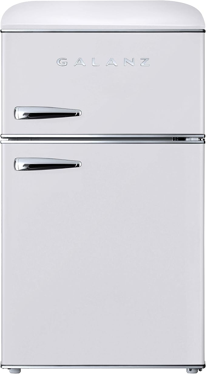 Galanz 3.1 Cu. Ft. Retro Dual Door Refrigerator