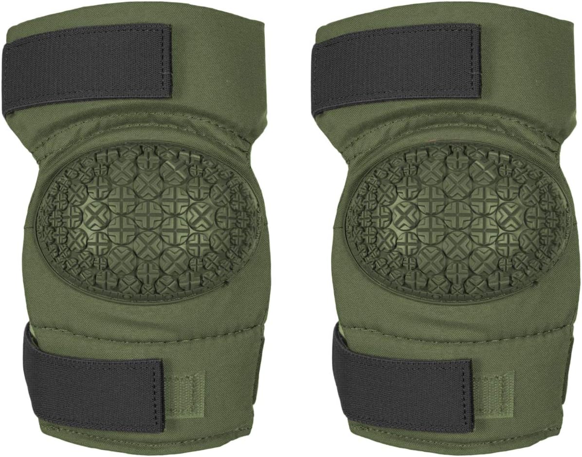 Alta Industries AltaCONTOUR 360 Elbow Pads Vibram Cap AltaGRIP Olive Green