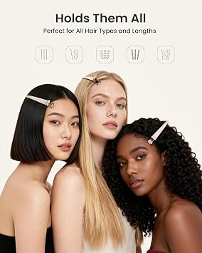 AIMIKE 4.8 Hair Clips for Styling, No-Crease Duckbill Clips, 6-Pack