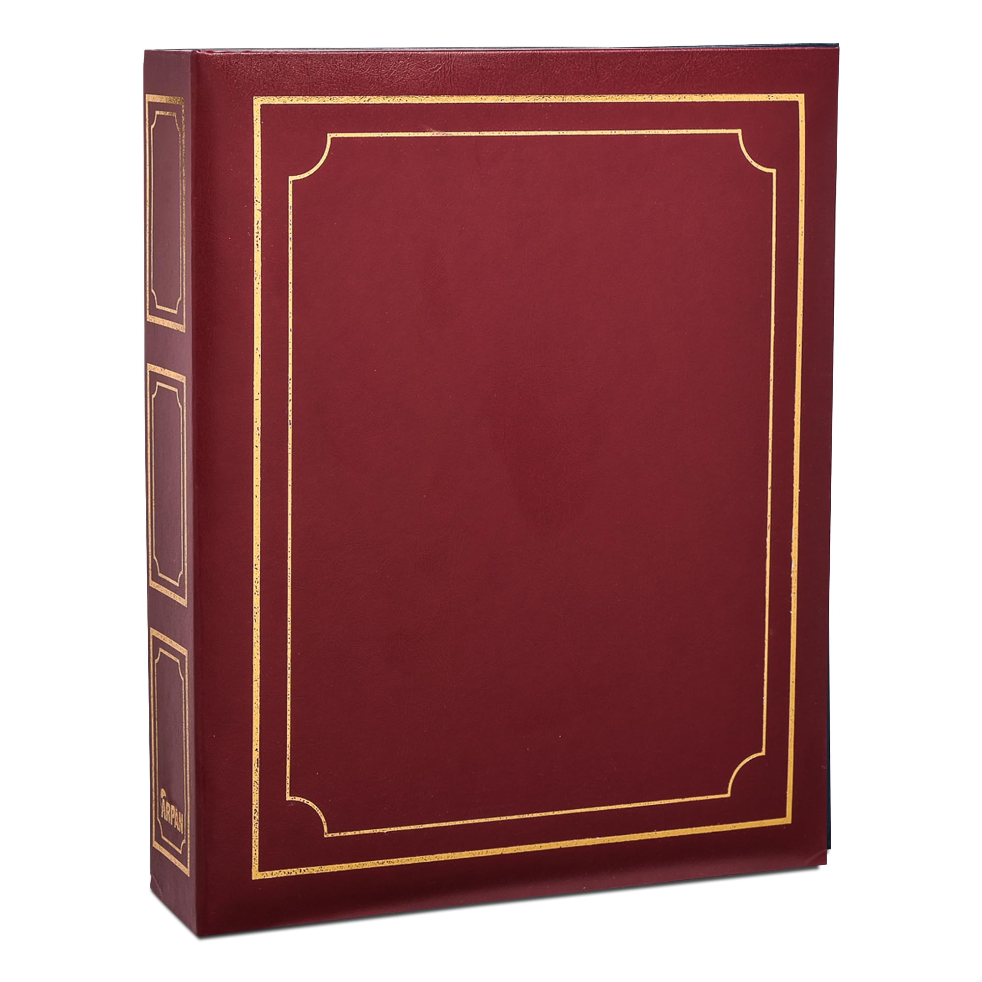 Arpan Deluxe Large Self Adhesive Ring Binder Photo Album 40 Sheets/80 Sides - Burgundy