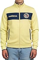 Vista 13 de Icon Sports Chaqueta deportiva de fútbol con licencia oficial de Club America, unisex para adultos