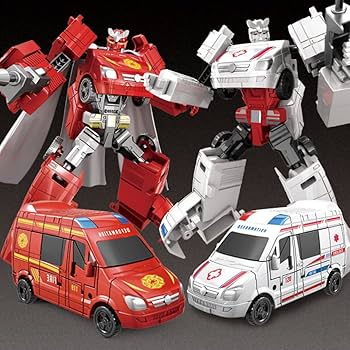 希少品、トランスフォーマー オートボット 完全変形・消防車に変身！ 希少品、トランスフォーマー オートボット 完全変形・消防車に