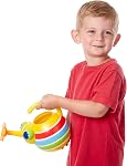Melissa & Doug Sunny Patch Giddy Buggy Watering Can with Flower-Shaped SpoutKid-Friendly Garden-Themed Pretend Play Watering Can for Kids