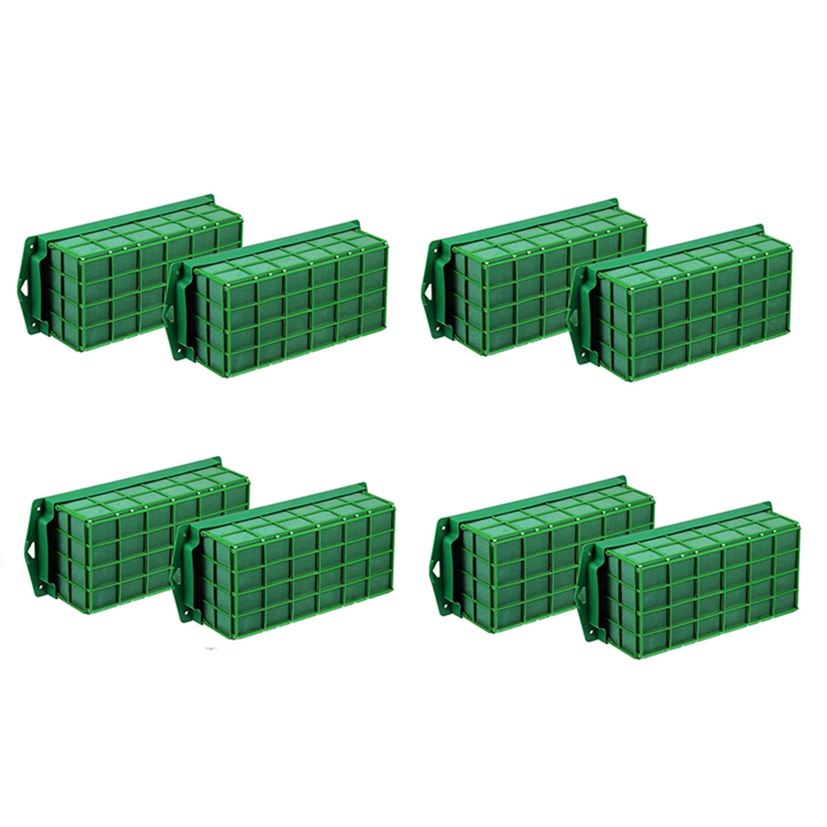 Hndhbfgrt 8 Pcs Floral Foam Cage Flower Holder with Floral Foam for Flowers Cage Bowl for Table Centerpiece Floral Arrangement
