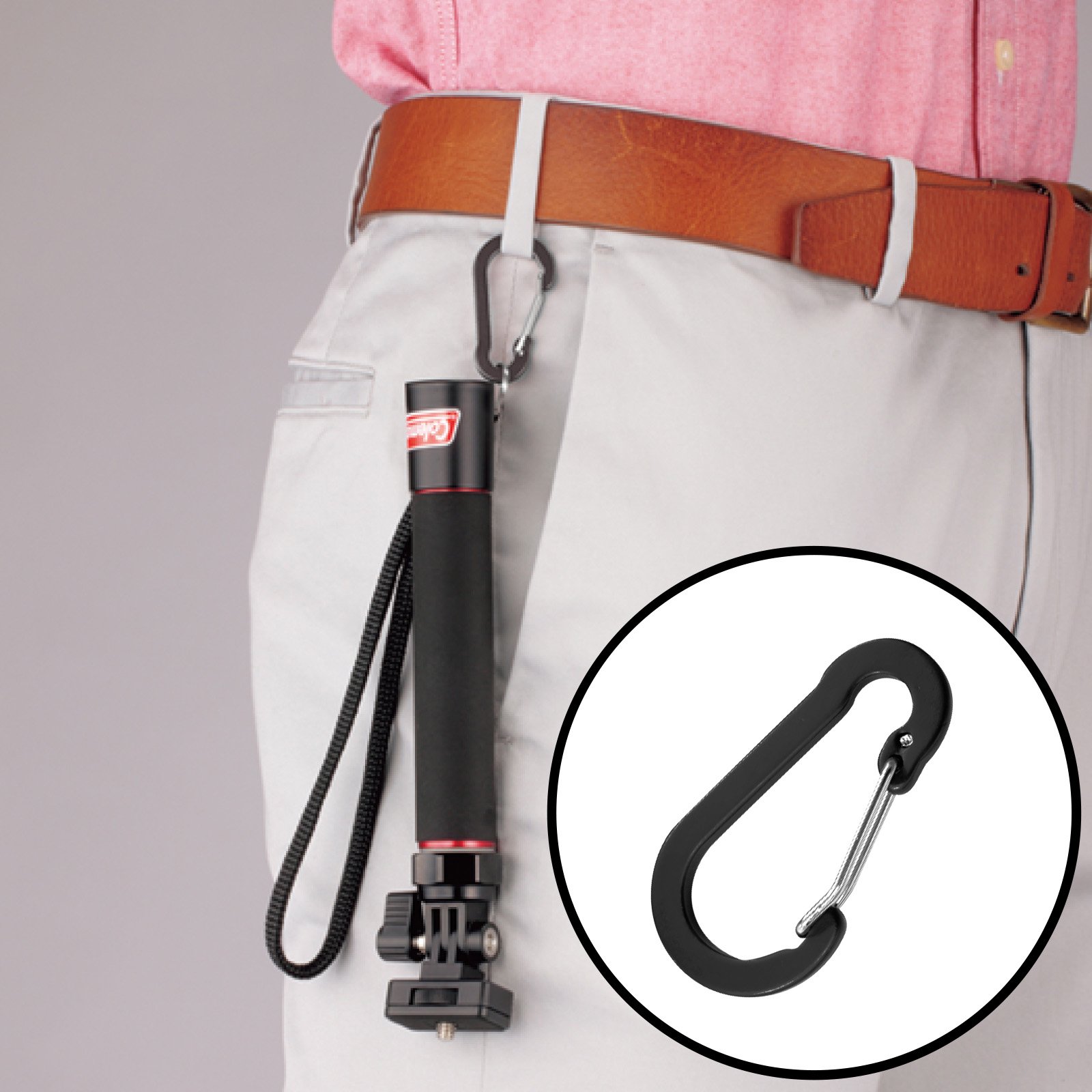 Amazon | Velbon&Coleman スマホ自撮り棒 CVSS-6 BLACK 6段 ウルトラ