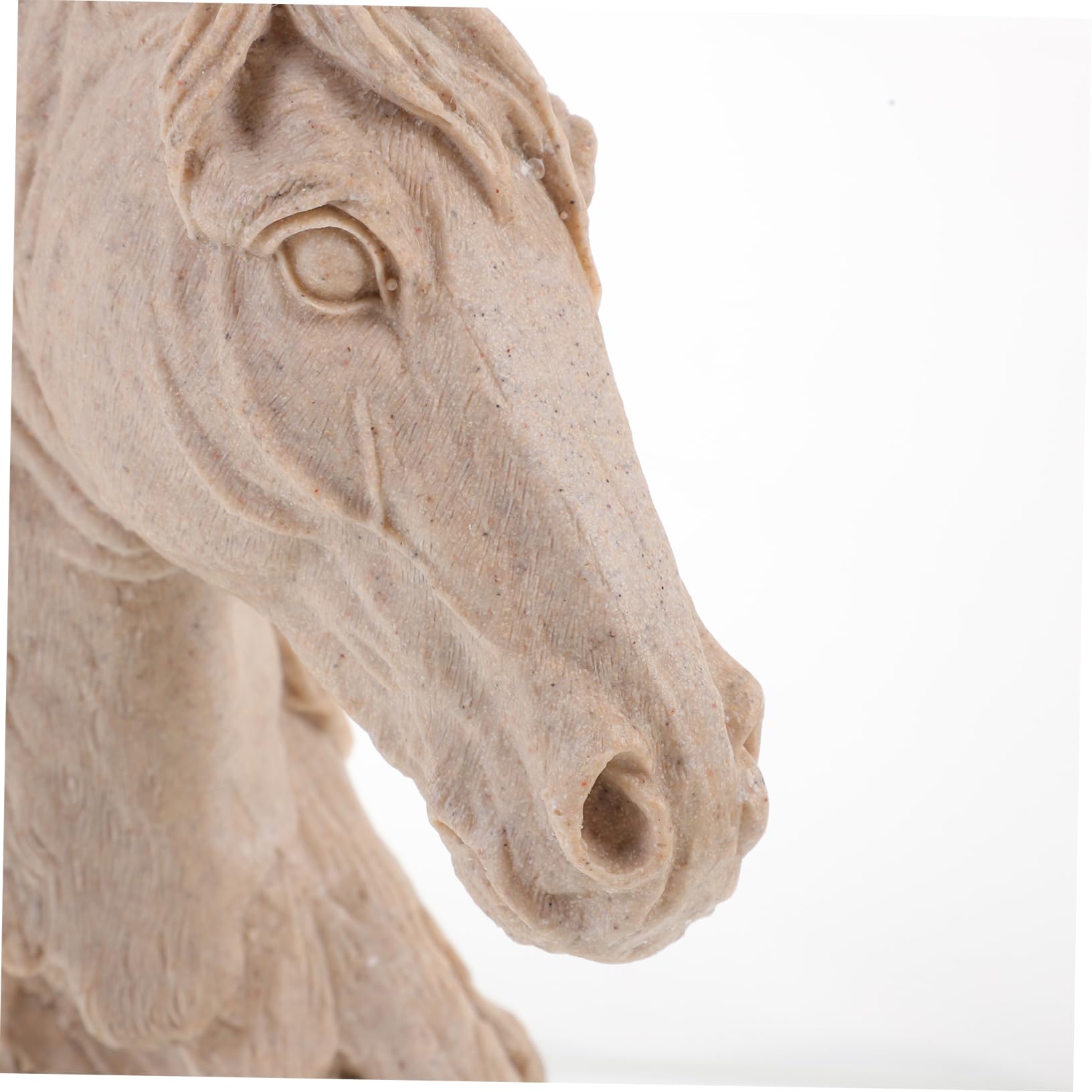 Amazon｜MARMERDO 馬の頭の飾り 人造馬のフィギュア 樹脂馬アート