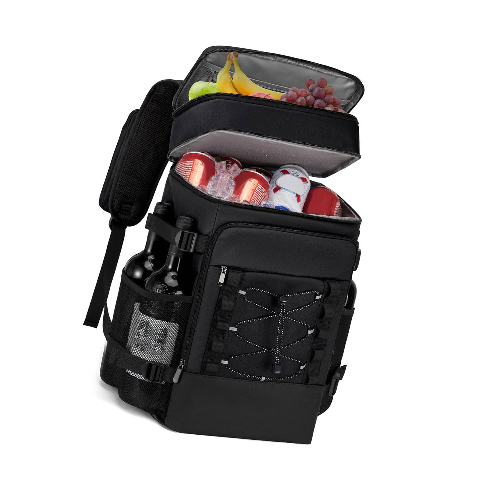 Mochila enfriadora ergonómica para picnics, aislamiento grueso, tecnología a prueba de fugas, amplio almacenamiento, tela Oxford, bolsa de hielo al aire libre