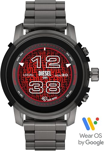 Miniatura 8 de Diesel Griffed Gen 6 Smartwatch con Alexa integrado, frecuencia cardíaca, oxígeno en sangre, GPS, seguimiento de actividad, altavoz, notificaciones