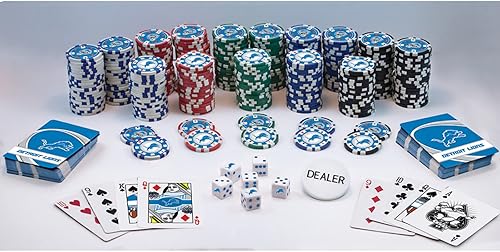 Miniatura 2 de Masterpieces NFL - Juego de fichas de póquer unisex para adultos, 300 piezas estilo casino