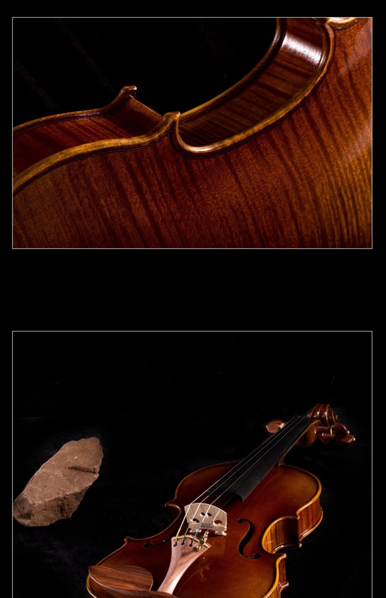 Geige Violine Professionelle Europäisches Material Italienischer Stil Violine Für Erwachsene Handgefertigt(4/4)