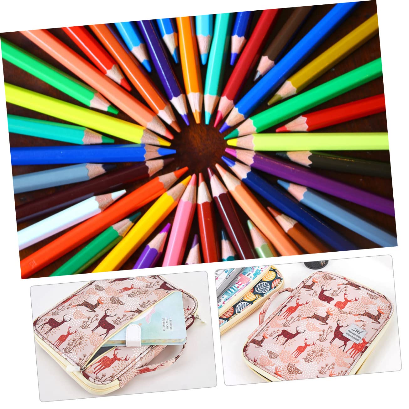 jojofuny 1pezzi Astuccio Per Matite Da Disegno Borsa Per Cancelleria Porta Cancelleria Borsa Per Penne Design Cerniera Conservazione e Protezione