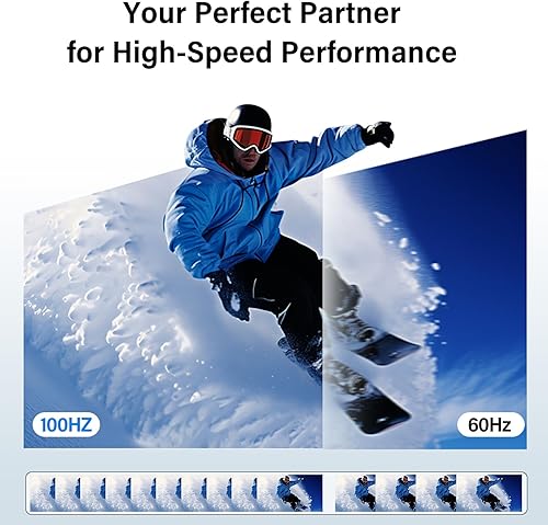 Miniatura 6 de InnoView Monitor portátil dual FHD de 23.8 pulgadas 1920 x 1080P 100% sRGB - Diseño plegable y apilable con ajuste de pantalla de 315 y soporte de