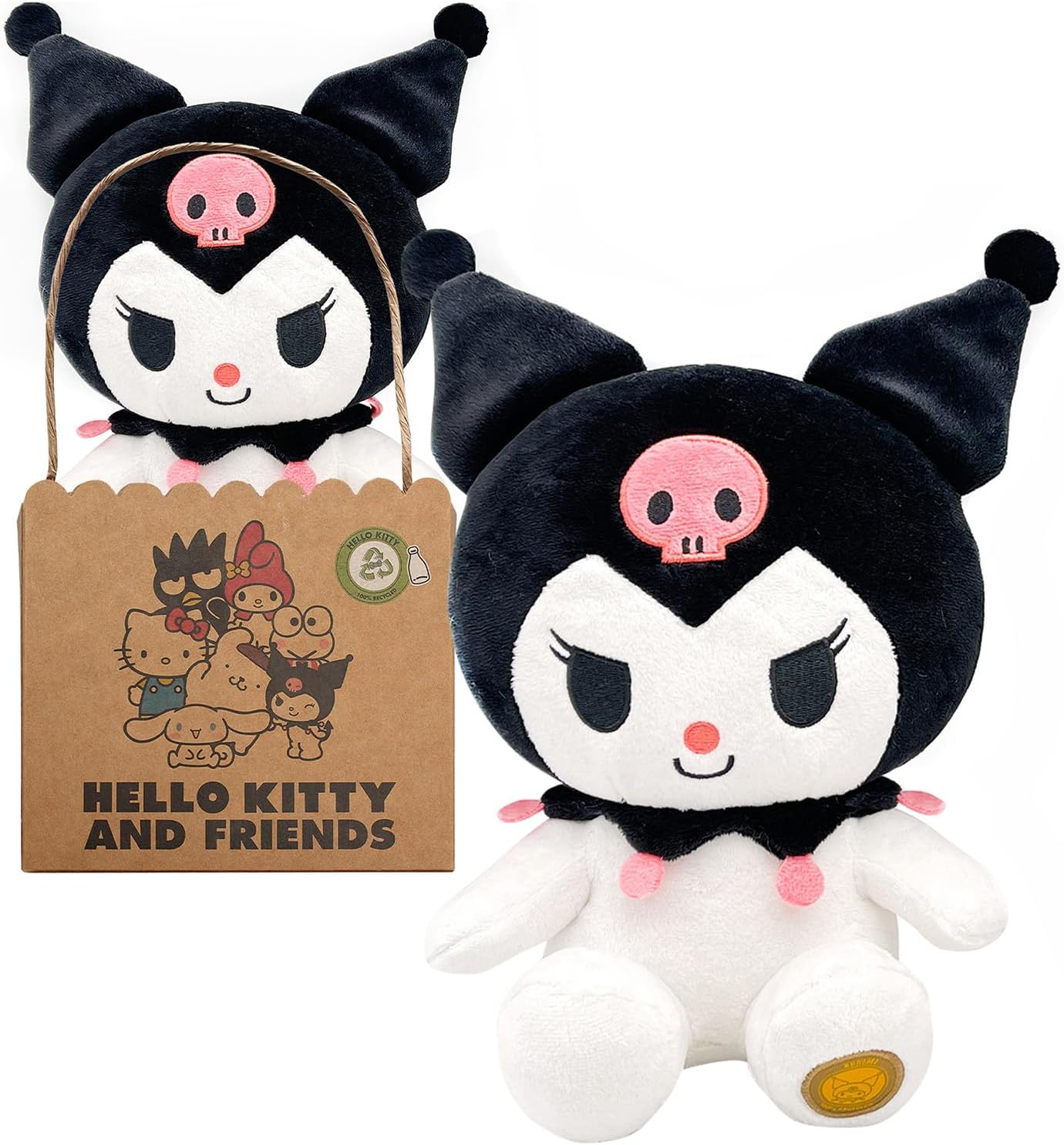 Joy Toy - Sanrio Kuromi Plush Toy 24 cm in Cardboard Bag