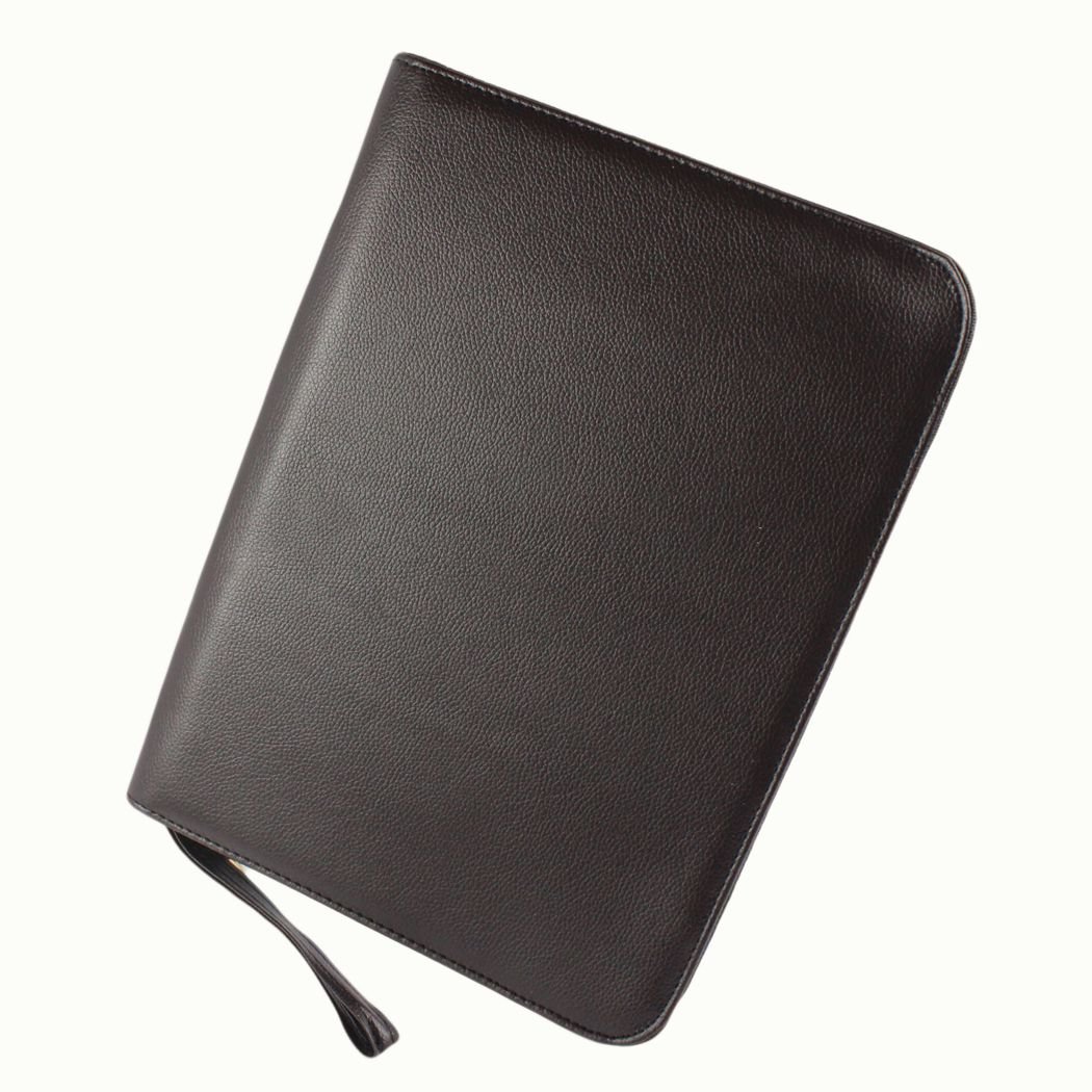 Gullor Fountain Pen Case for 48 Pens Leather Black