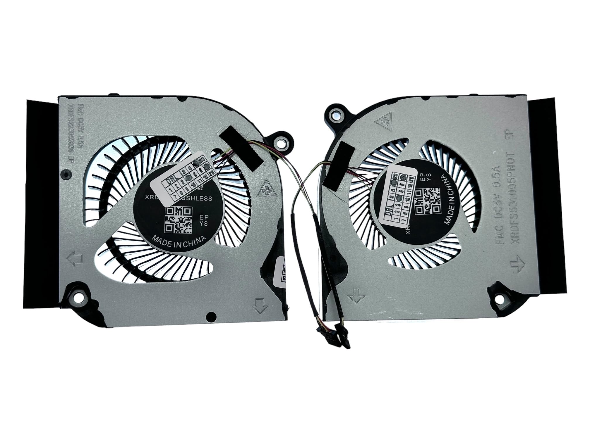Ventola di Raffreddamento SET CPU + GPU per Acer Nitro 5 AN515-45, AN515-55, AN515-56, AN515-57, AN517-41, AN517-52, AN517-53; NP: DFS5K223052836, NS85C51-20H13, NS85C51-20H15
