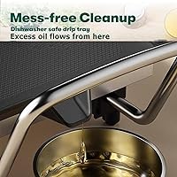 Vista 3 de Runruii Electric Griddles with kitchen tongs-Oversized Removable Cooking Plate 11X25.7 Inch Large Smokeless Indoor Grill Nonstick Plates 2 Cooking