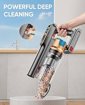 Amazon.com: Cordless Vacuum Cleaner, 600W/50KPA/65Mins Vacuum