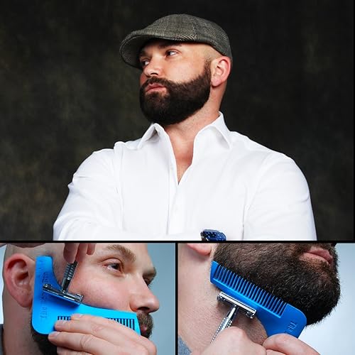 Miniatura 6 de Alfombrilla para el novio para teñir el cabello, cortar y recortar barba y bigote, superficie antiadherente, fácil de limpiar