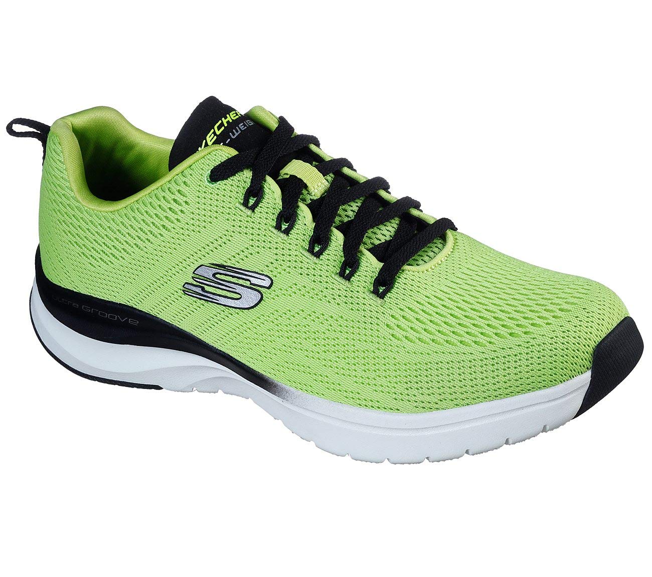 See full amazon price history chart for Skechers Mens Ultra Groove - Templar Black/Lime Casual Shoe -7 UK (8 US) (232032) Skechers Mens Ultra Groove - Templar Black/Lime Casual Shoe -7 UK (8 US) (232032) (B085B643N1) Amazon Price History, Amazon Price Tracker