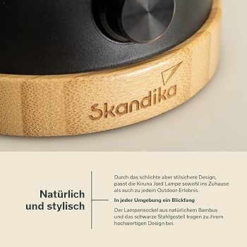 Skandika Lanterna Da Campeggio Kirna Verde | 370 Lumen, Power Bank 5000 MAh, Luce Calda/Fredda - 4