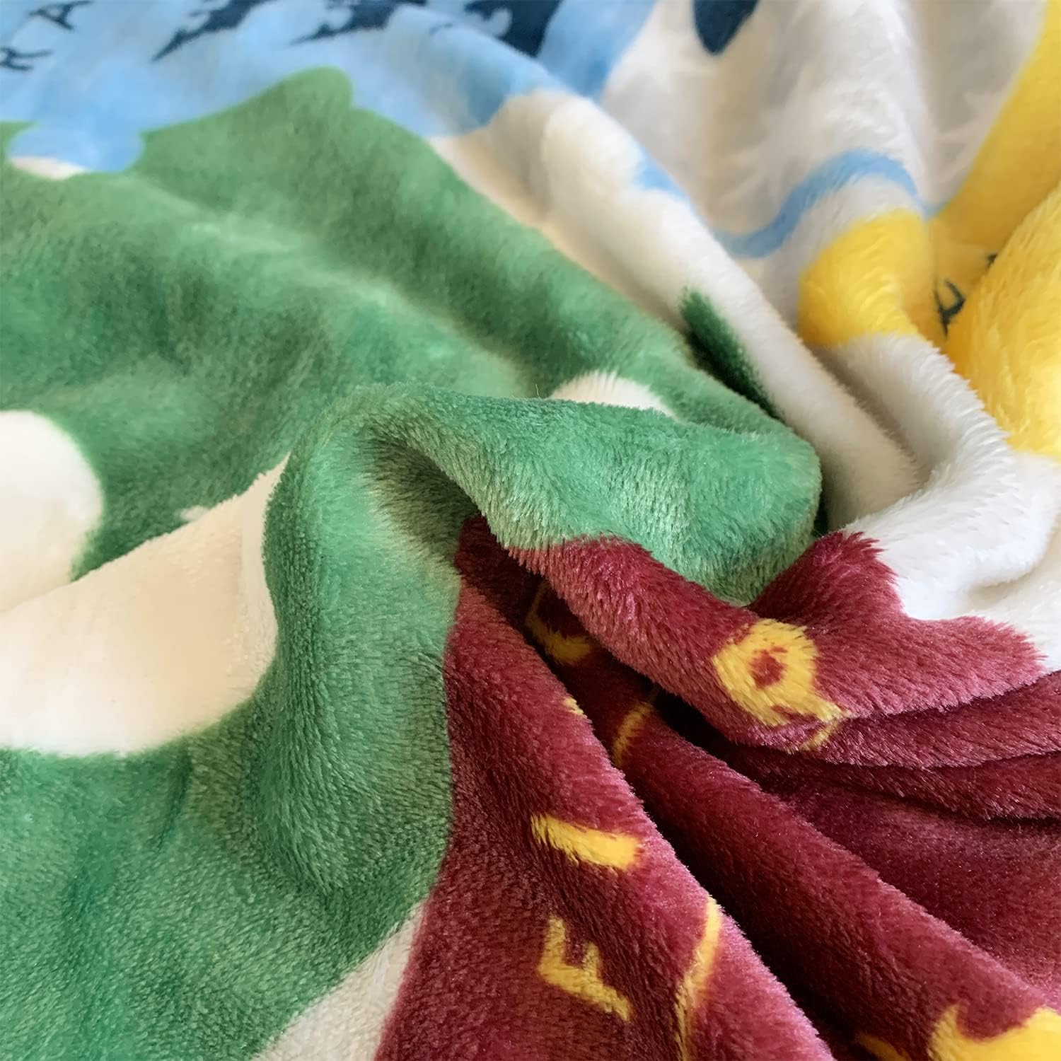 Character World Harry Potter Stickers Fleece Blanket, 100x150, Multicolor - Image 5