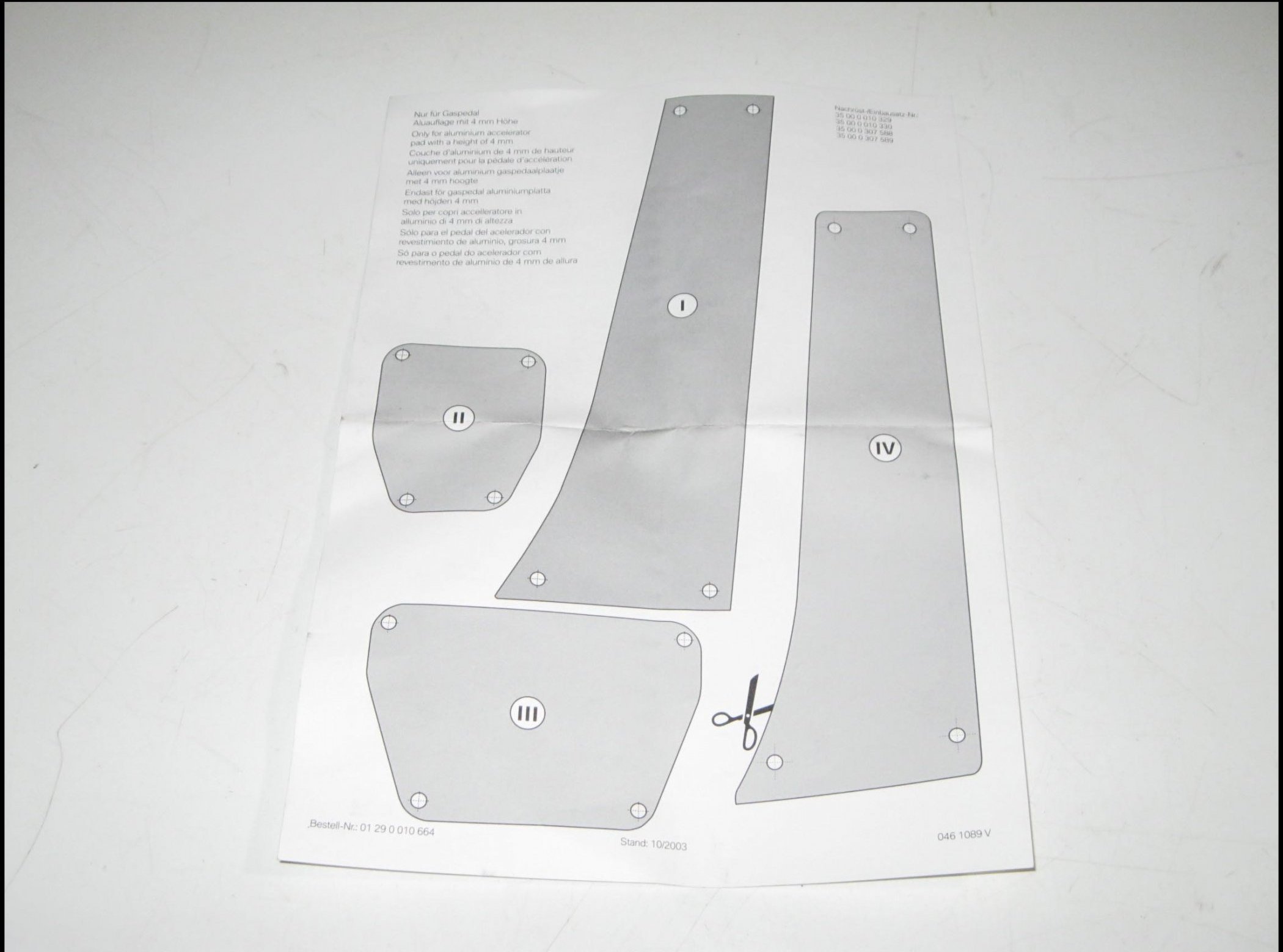 Pedales de aluminio para BMW E46 E39 E53 con acabados de alta resistencia