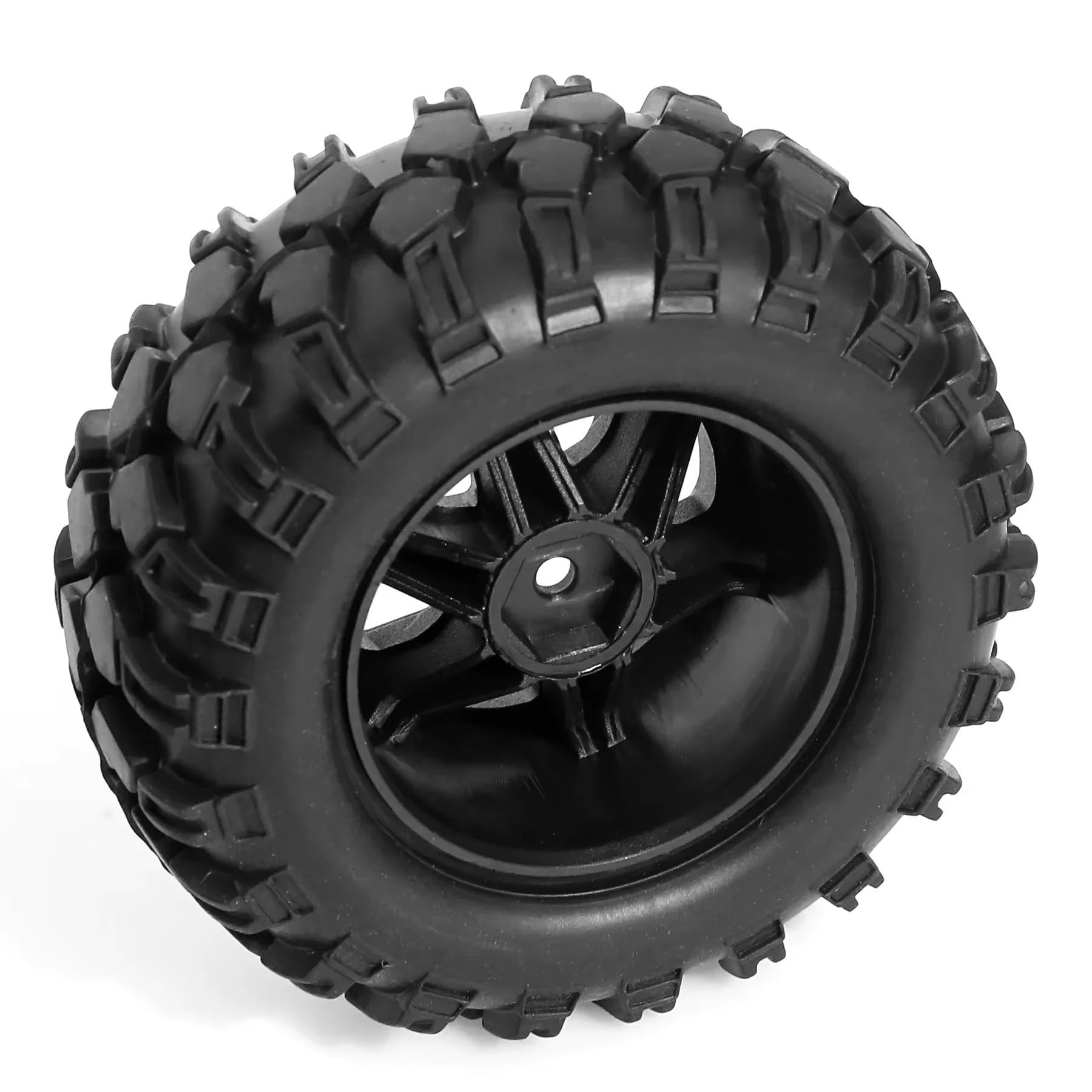 RC Car Repuestos Kit para MJX 10208 1/10 RC, Piezas De Mejora Coche, Accesorios, 4 Uds., 90mm, para Monster Truck, para Buggy, Neumáticos, Rueda Hexagonal 12mm