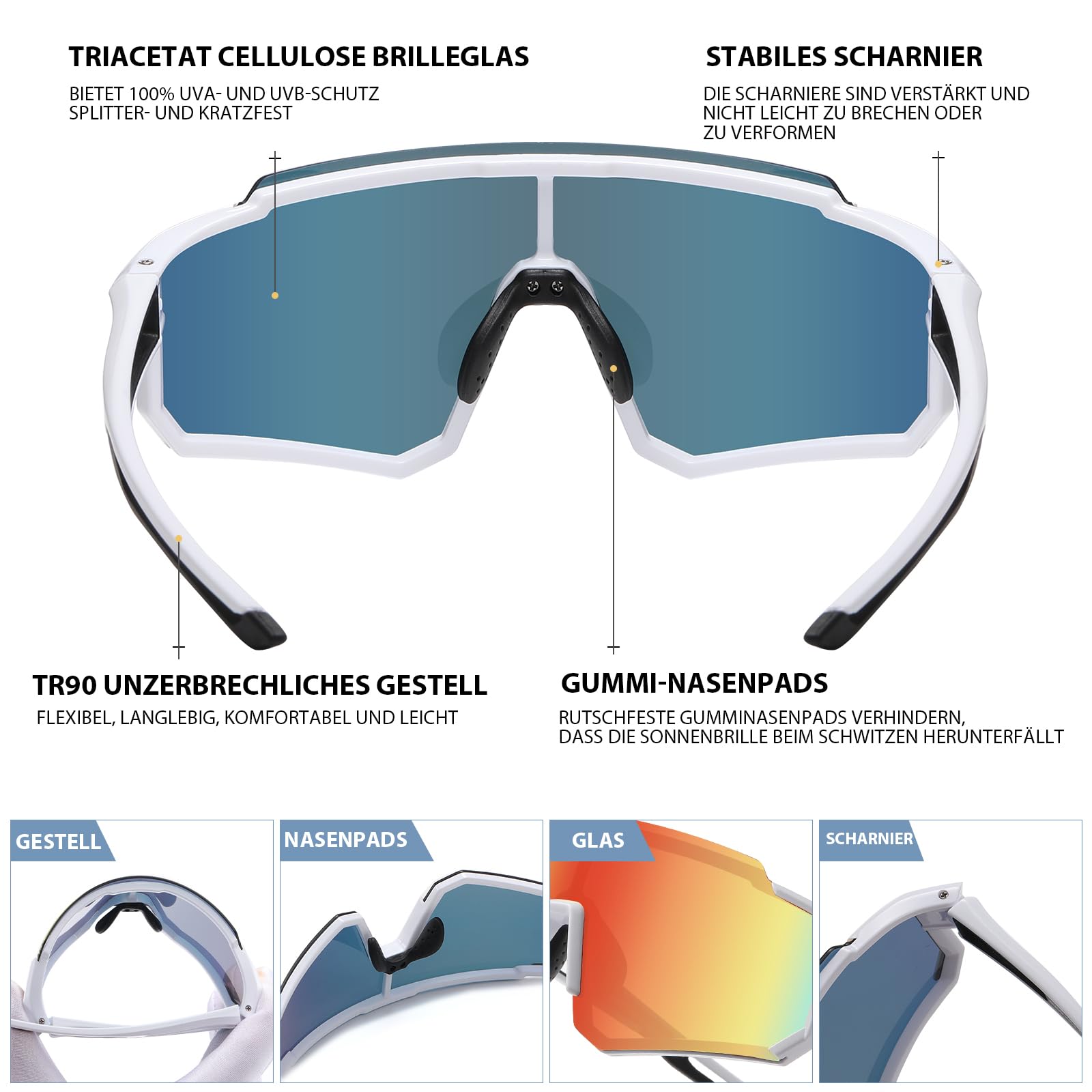 DUCO Polarizado juventud deporte ciclismo sombra ligero marco UV400 niño niños niñas béisbol gafas de sol 8-16 años DK310