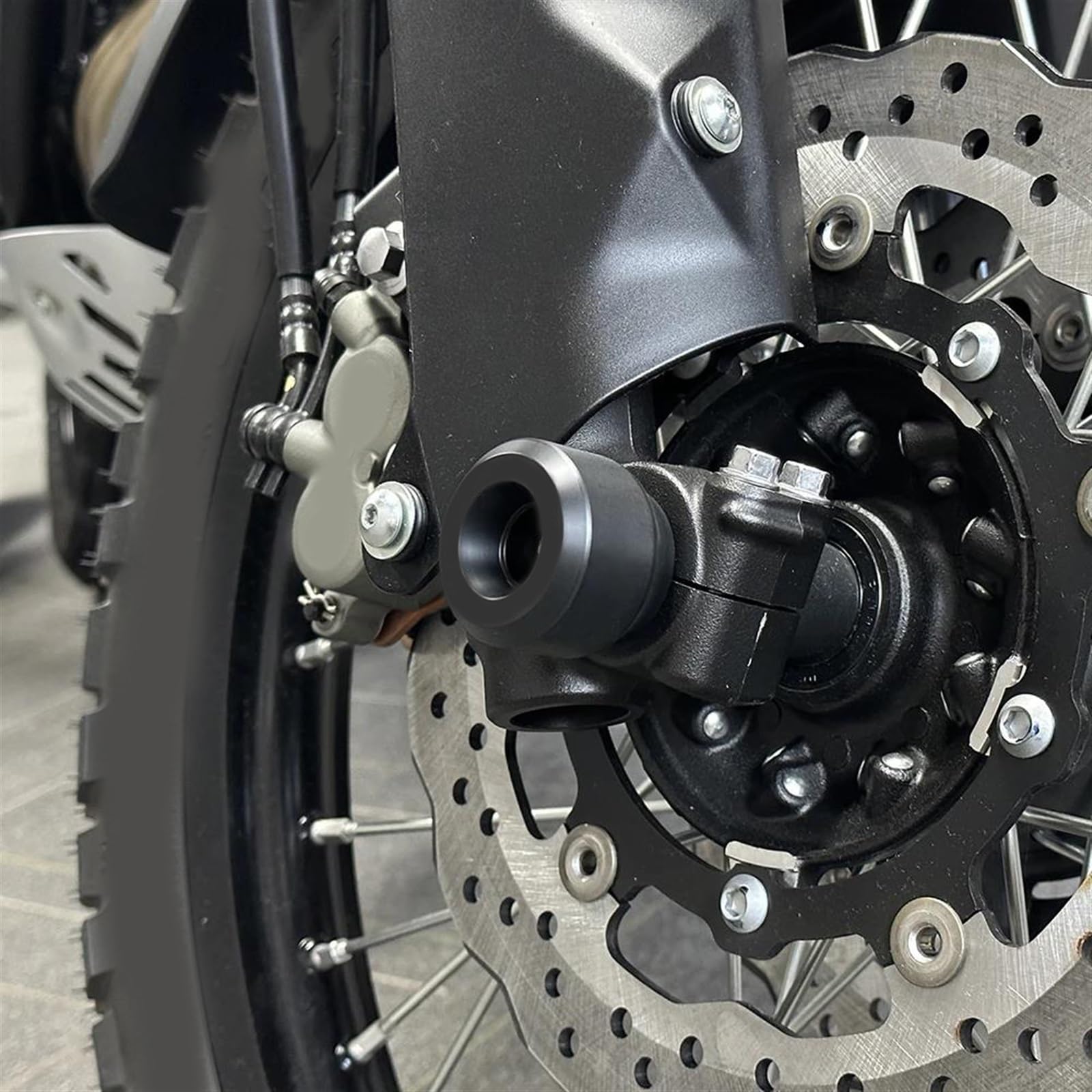 Protezione Contro Gli Urti Dell'asse per T&riumph Speed ​​Twin 1200 2019 2020 2021 Slider Forcella Ruota Moto