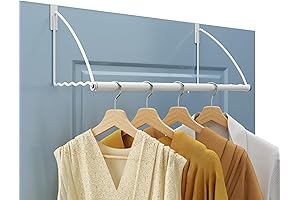 Tajsoon Over the Door Clothes Hanger: Expandable Space-Saving Solution
