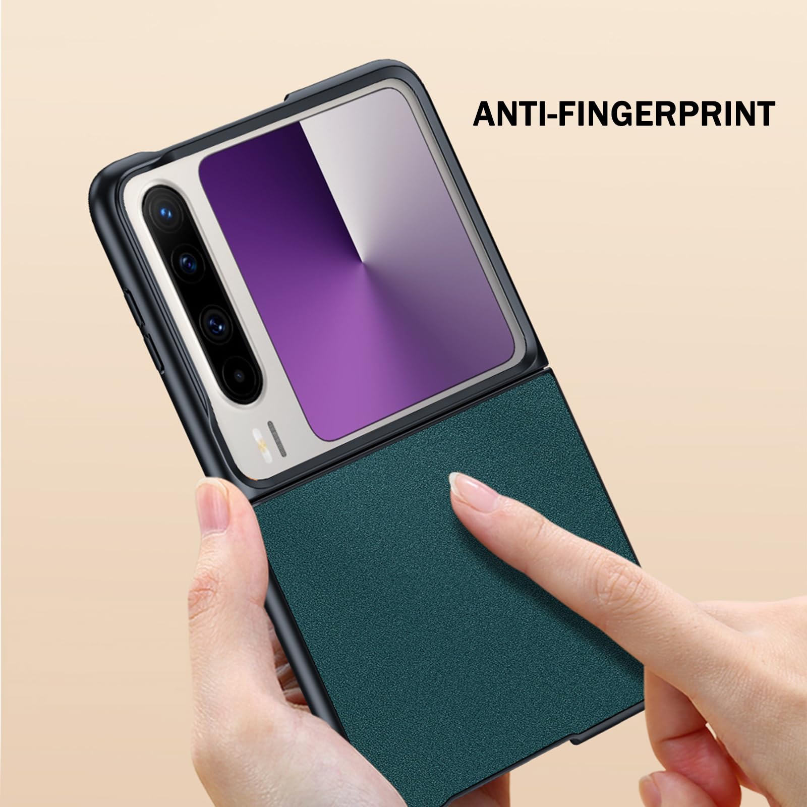 Amazon.com: HaoLMi-Case for Huawei Pura X, Ultra Thin Leather