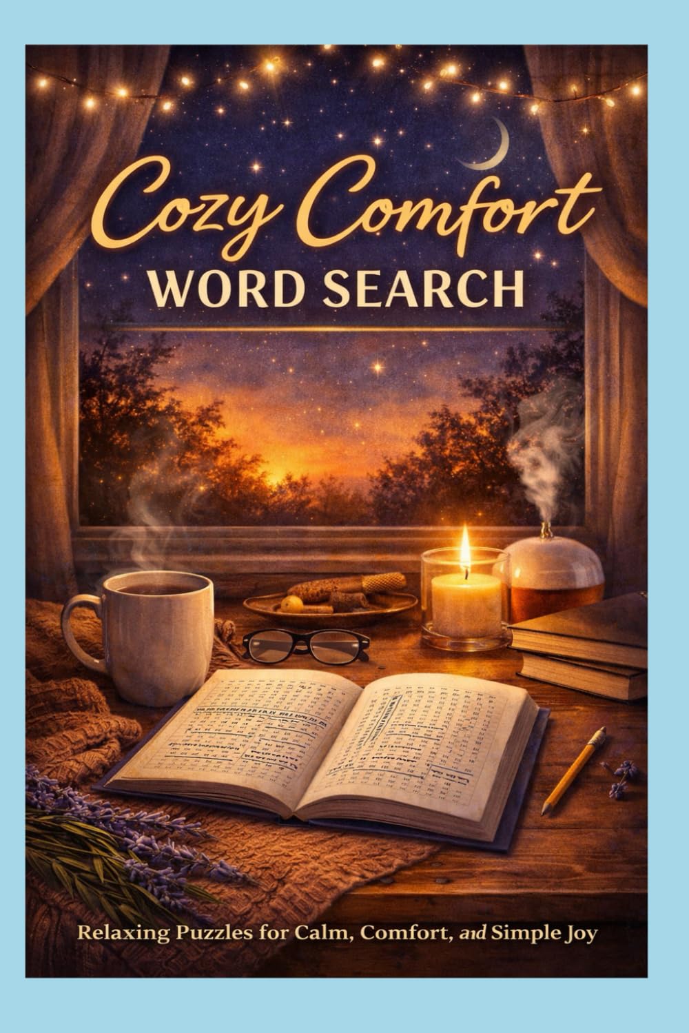 Cozy Comfort Word Search: Relaxing Puzzles for Calm Moments, Stress Relief, and Everyday Comfort
