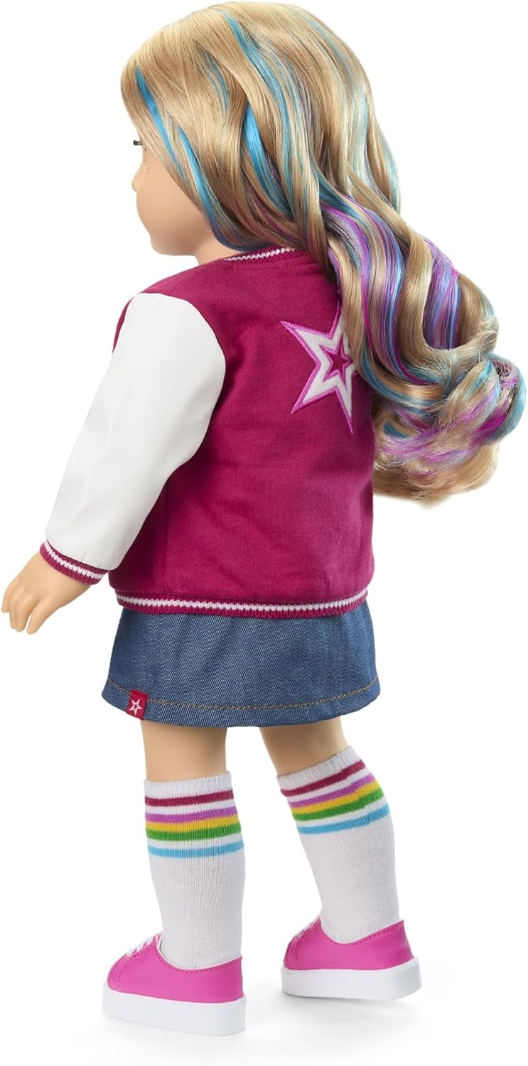 American Girl, Truly Me 18-inch Doll #110 with Blue Eyes, Wavy Blonde Hair, Light Skin with Freckles, for Ages 6+