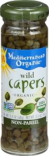 Mediterranean Organic Capers, 3.5 oz - Non-GMO, Gluten-Free Capers from Ancient Turkish Farms