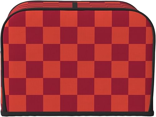 Miniatura 12 de Funda para máquina de pan de 2 rebanadas de color blanco y negro con bolsillos, cubierta para tostadora, protección de huellas dactilares, lavable a