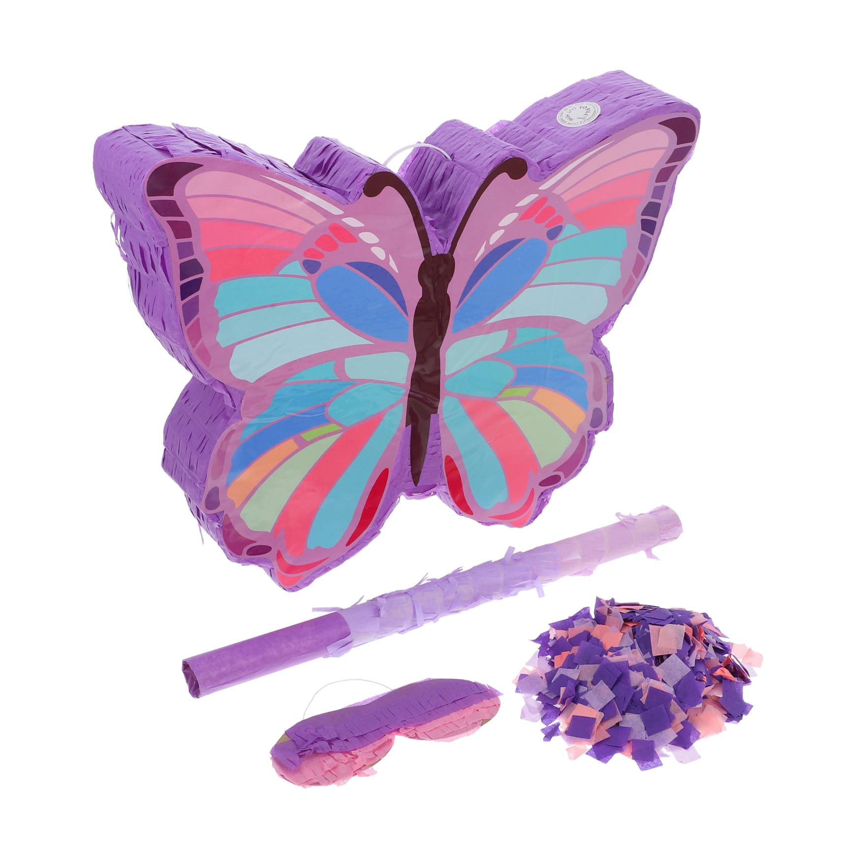 Piñata Violette 1 Set en Papier pour Fête D'anniversaire