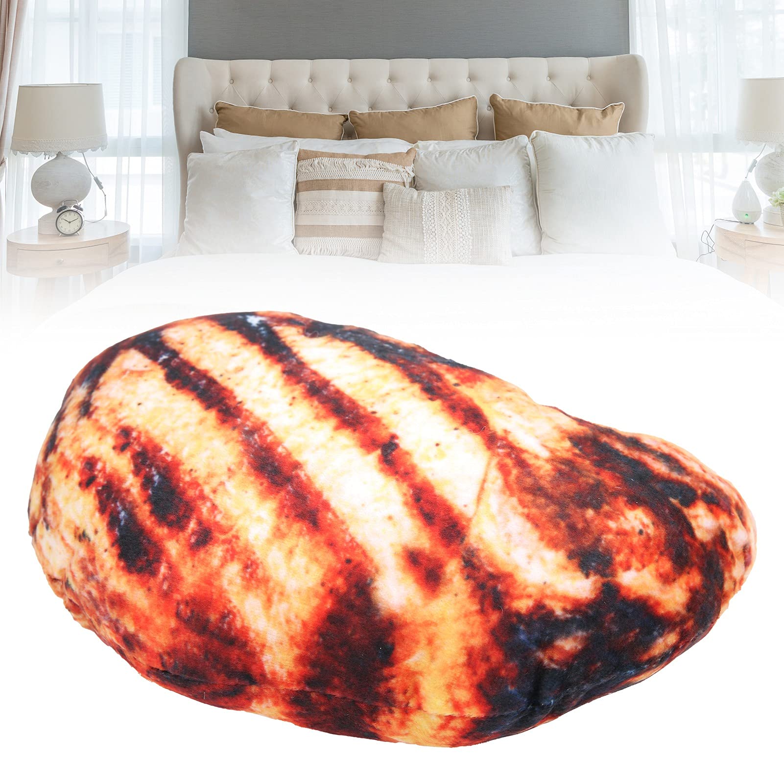 Amazon.com: Zerodis 3D Simulation Food Plush Pillows,Barbecue