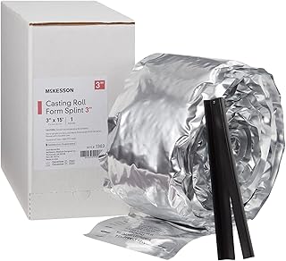 McKesson Casting Roll Form Splints, Fiberglass, White, 3 in x 15 ft, 1 Count, 2 Packs, 2 Total
