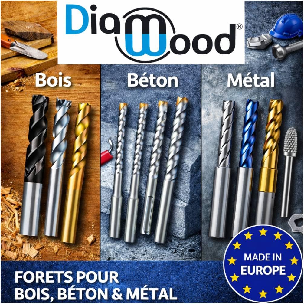 Cincel plano ancho de acero templado DEMOLISHER Max - Trabajos pesados de hormigón, piedra l. 50 x Lt. 380 mm x Q. SDS-MAX - Diamwood