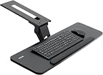 VIVO ajustable 34 x 10 carte-clé et plate-forme de souris d'ordinateur de inch, tiroir ergonomique sous table, plateau sous bureau, noir, MOUNT-KB36B