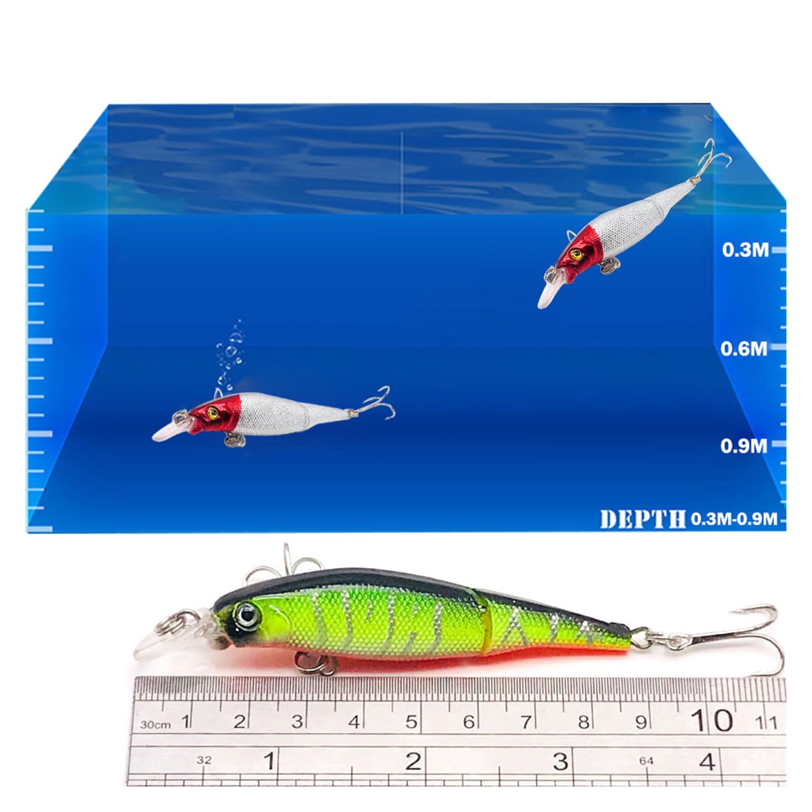 ルアー達2 Amazon | Wobblers 釣りルアー 9 センチメートル 7.7G2