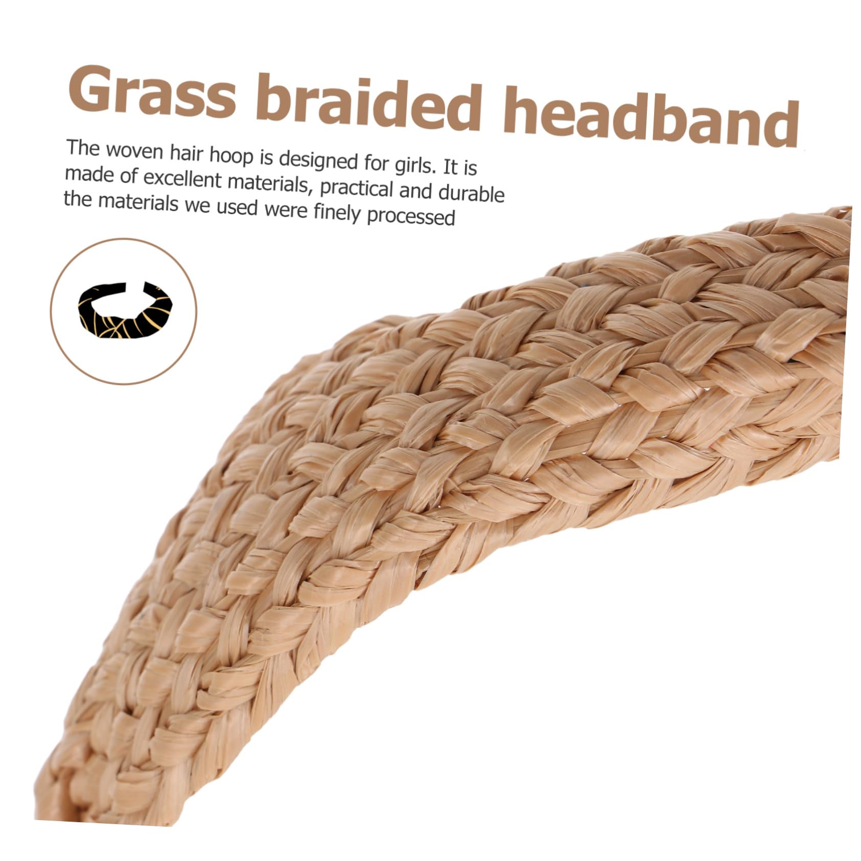FRCOLOR 4 Juegos De Diademas Dentadas Con Estilo Anudadas Anchas Y Trenzadas Elegantes Accesorios Para El Cabello Femenino 2 Unidades X 4