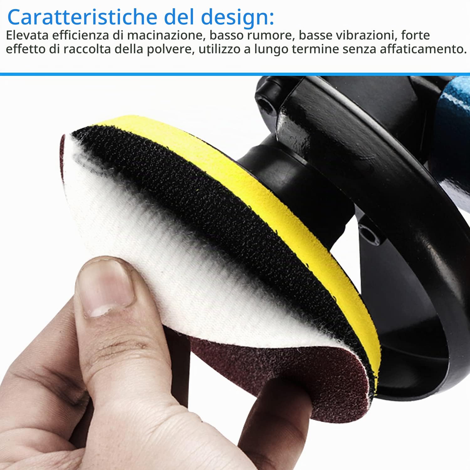 120 dischi abrasivi da 100 mm con gancio e anello per levigatrice orbitale e la maggior parte delle levigatrici orbitali rotanti 40/60/80/120/180/240/320/600/800/1000/1500/2000, grana di carta vetrata