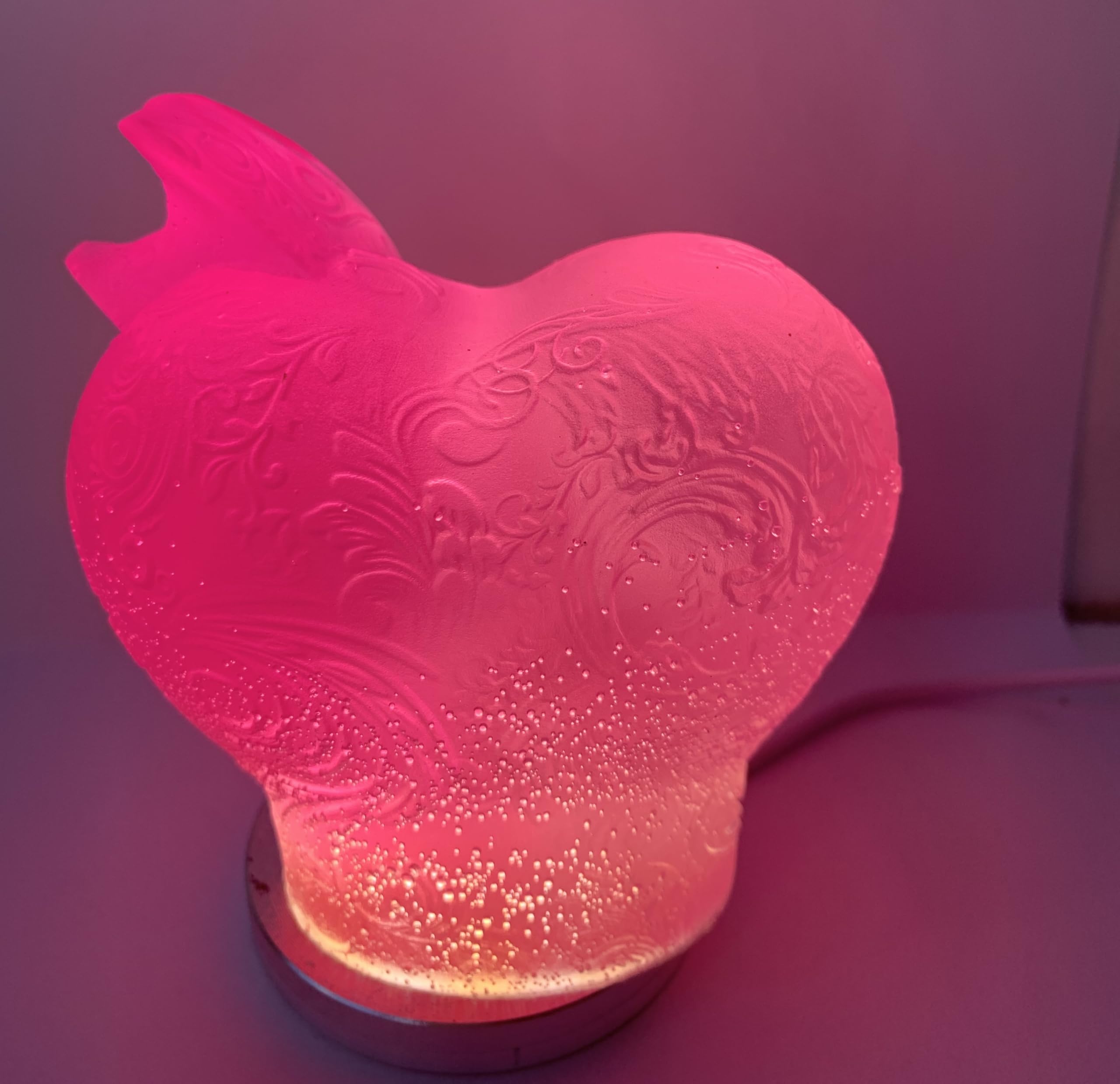 Genérico Lámpara Dragón LED Rosa – Luz Nocturna Dragón 3D – Lámpara Decorativa para Habitación Infantil