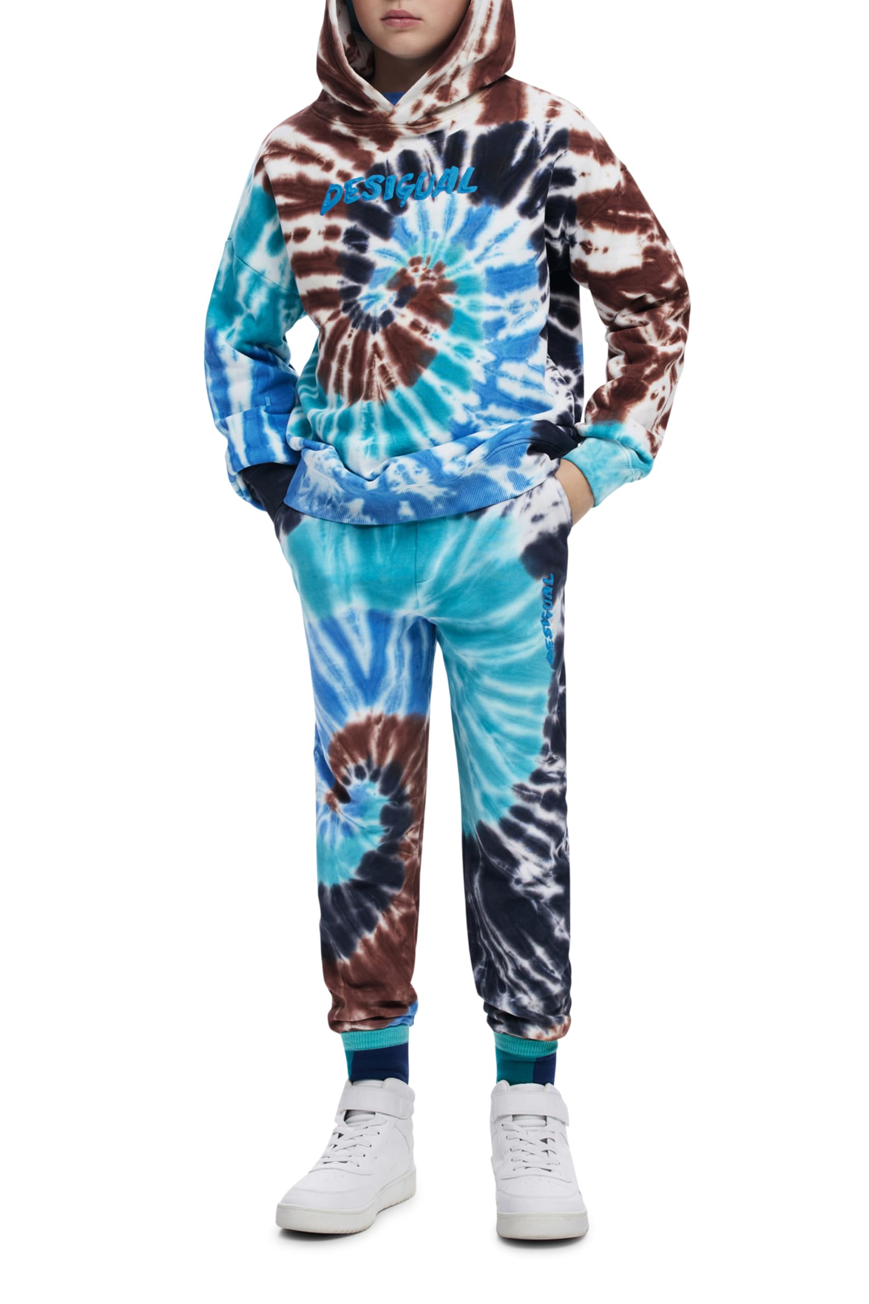 Desigual Sweat_TIE DYE, 2000 Black, 9/10