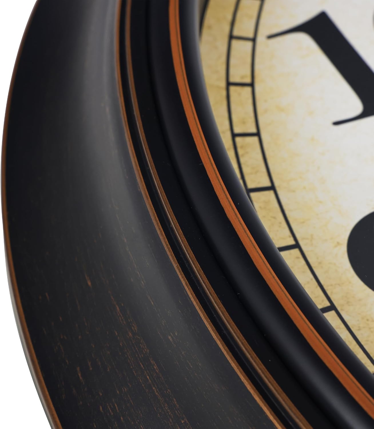 Yoiolclc 24 Inch Large Wall Clock for Living Room Decor,Silent Vintage Wall Clocks Battery Operated for Living Room Farmhouse Office Gifts(Bronze)