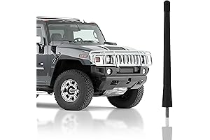 7 Black External Antenna Mast for Hummer H2