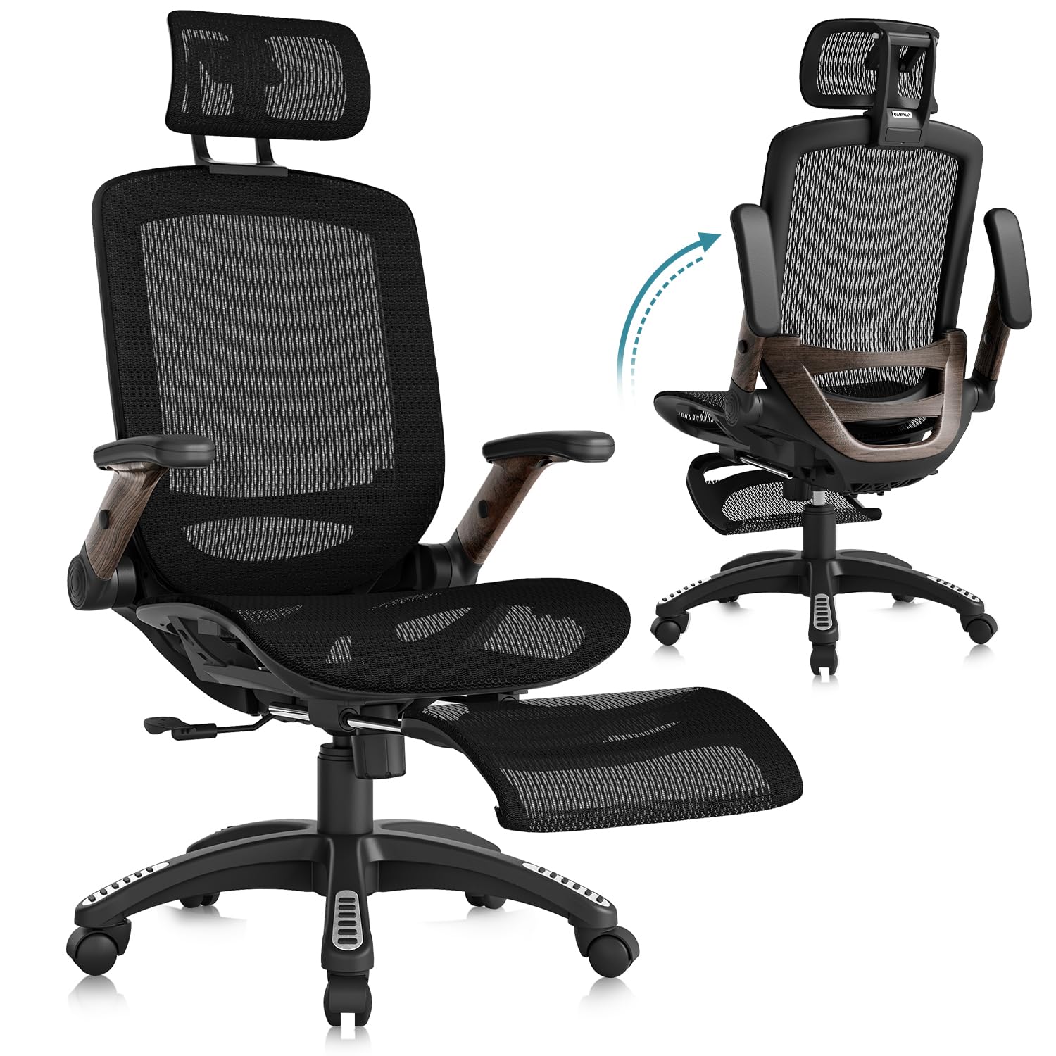 GABRYLLY Ergonomic High-Back Mesh Chair